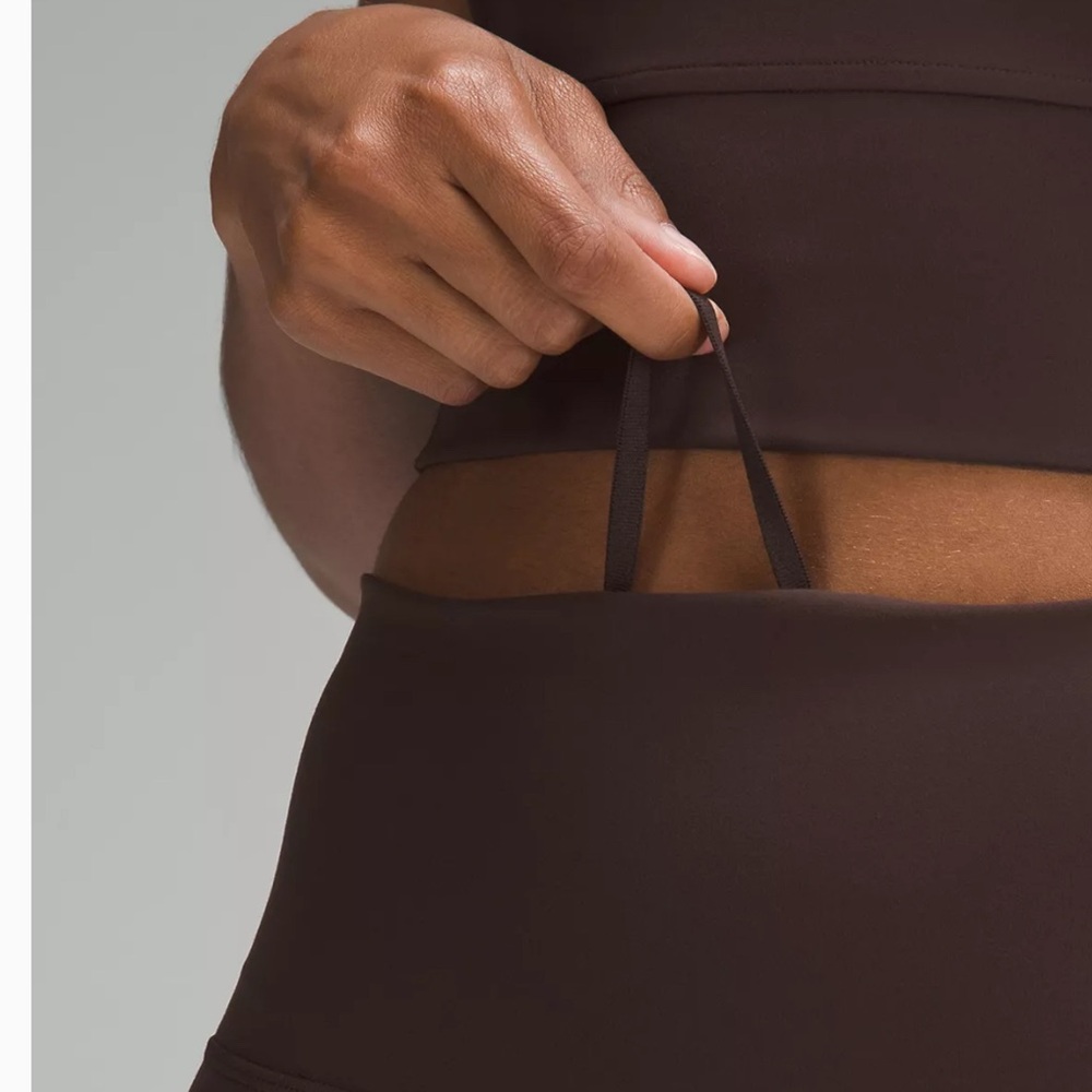 Lululemon Wunder Train Hie Rise Tight w/ Pockets 25” - Espresso - Picture 3 of 6